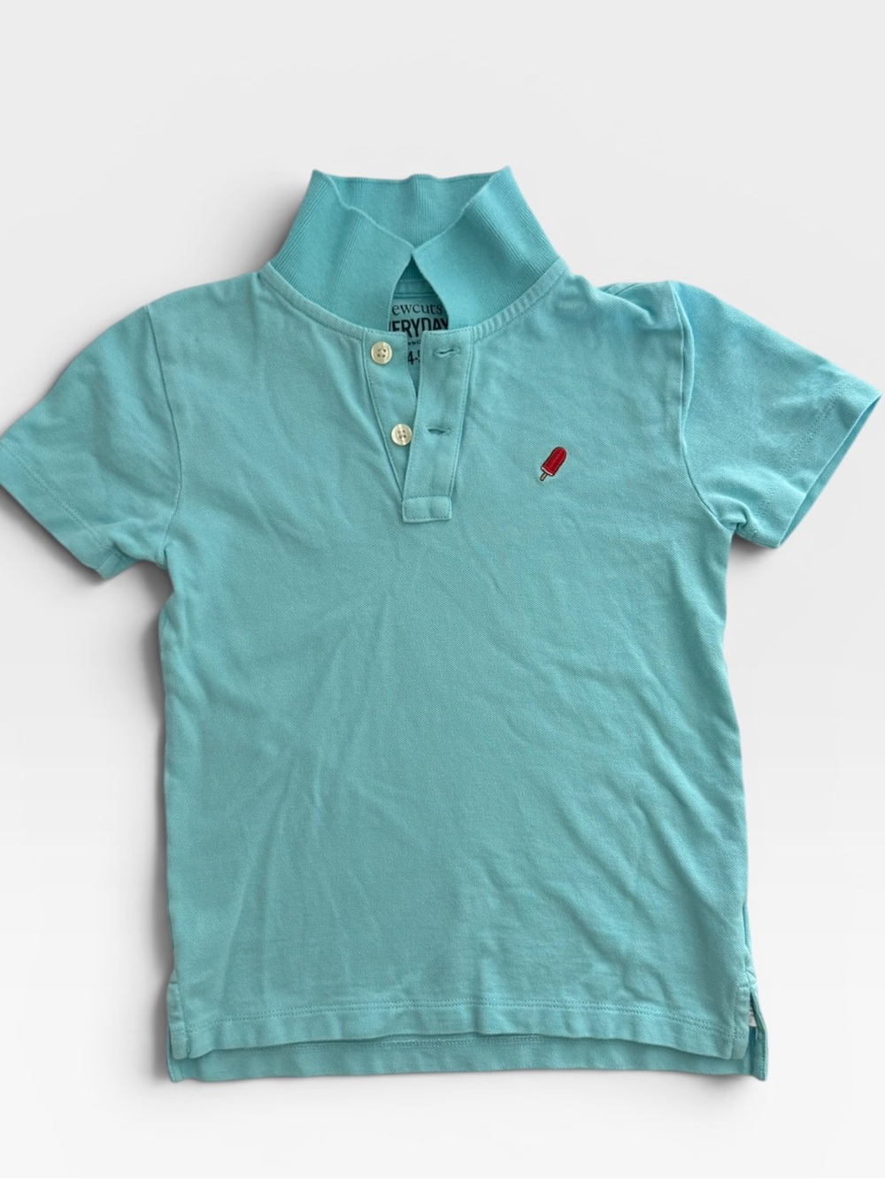 Crewcuts “Everyday” Popsicle Polo — Mint, Boys 4-5